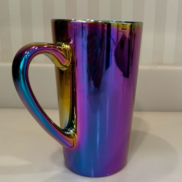 Starbucks Holographic Iridescent 2022 Holiday Coffee Mug 16 Oz. - Picture 5 of 13